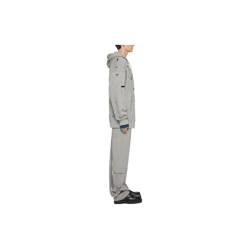 Givenchy Destroyed Fleece Oversized Hoodie-3