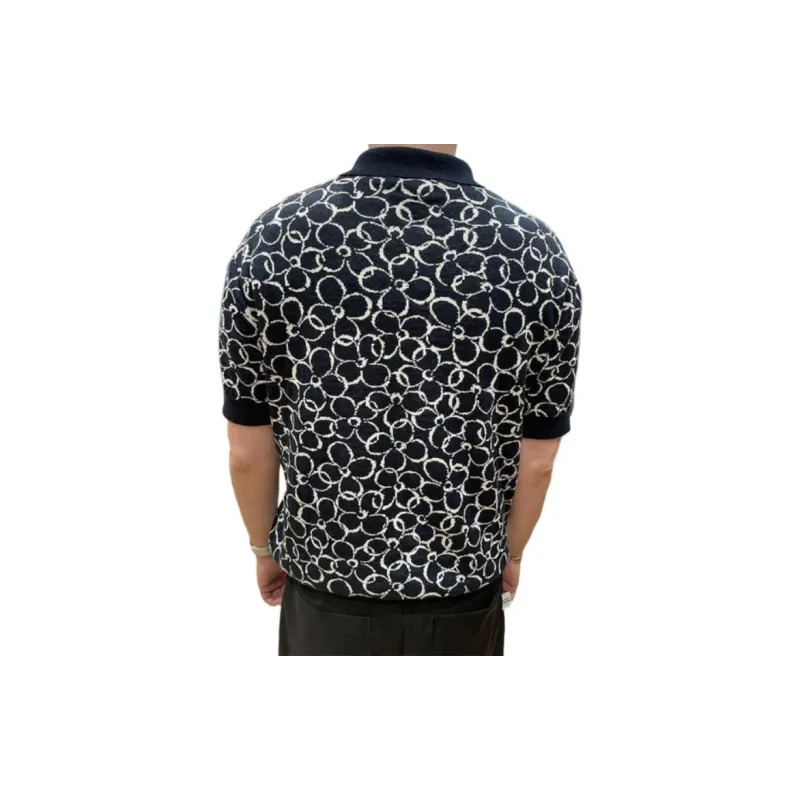 Maison Kitsune Cotton linen Blend Polo Shirt-2
