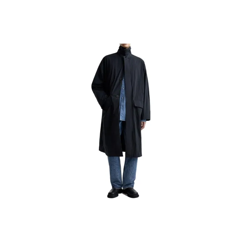 Studio Nicholson X ZARA Studio Nicholson Co-brand Trench Coats Men Black-2