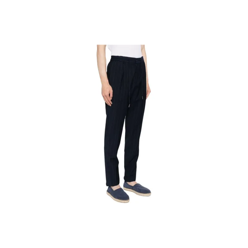 Tagliatore Pinstripe Virgin Wool Trousers-3