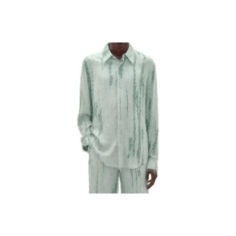 AMIRI Shirts Men Light Green-1