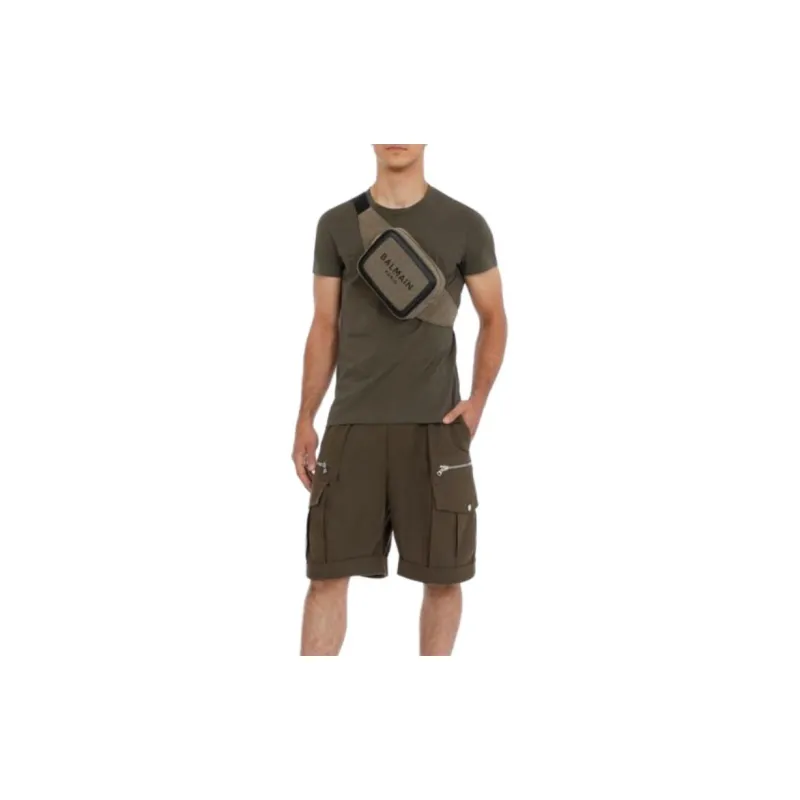 BALMAIN T-Shirts Men Green-1