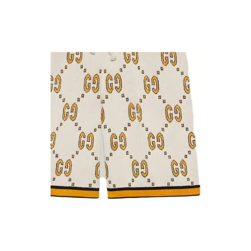 GUCCI Casual Shorts Men Yellow-5