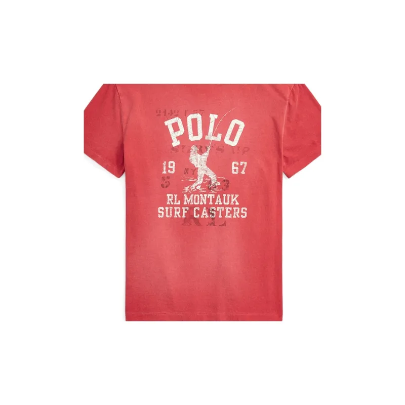 Polo Ralph Lauren T Shirts Men Red-5