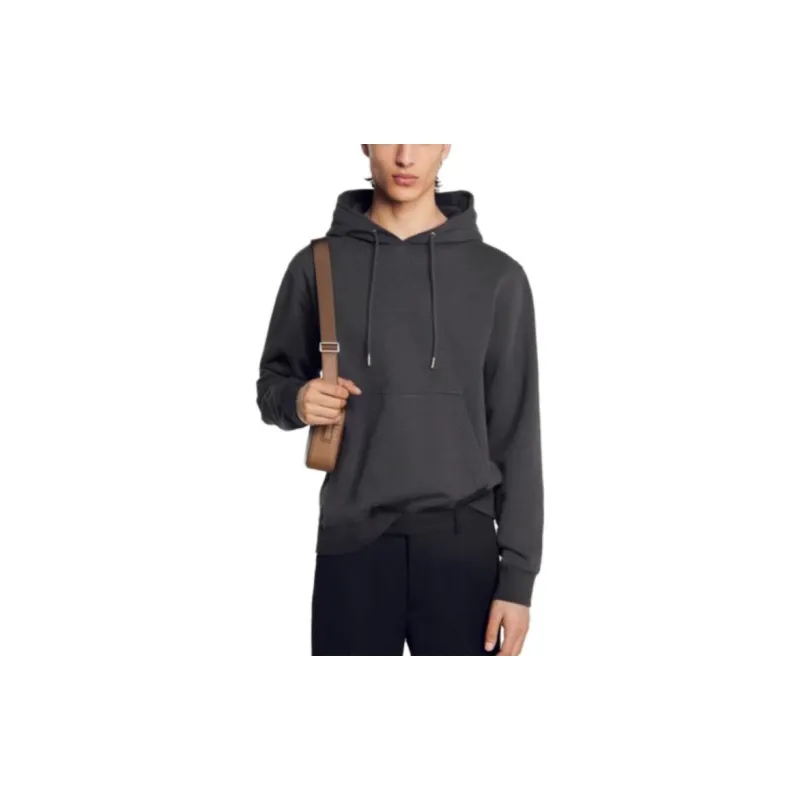 Sandro Sweatshirts Men Carbon Gray-1