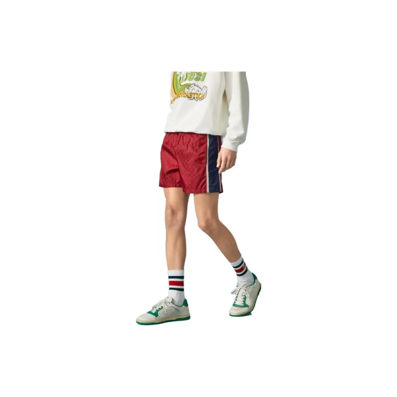 GUCCI Swimming Shorts Men Red-3