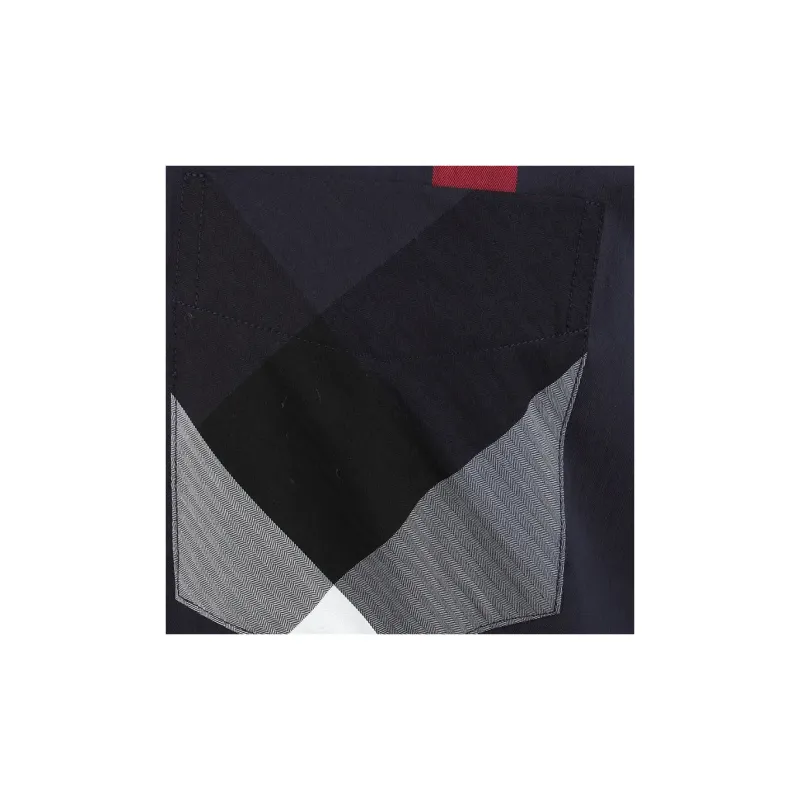 Burberry Shirts Men Navy-5