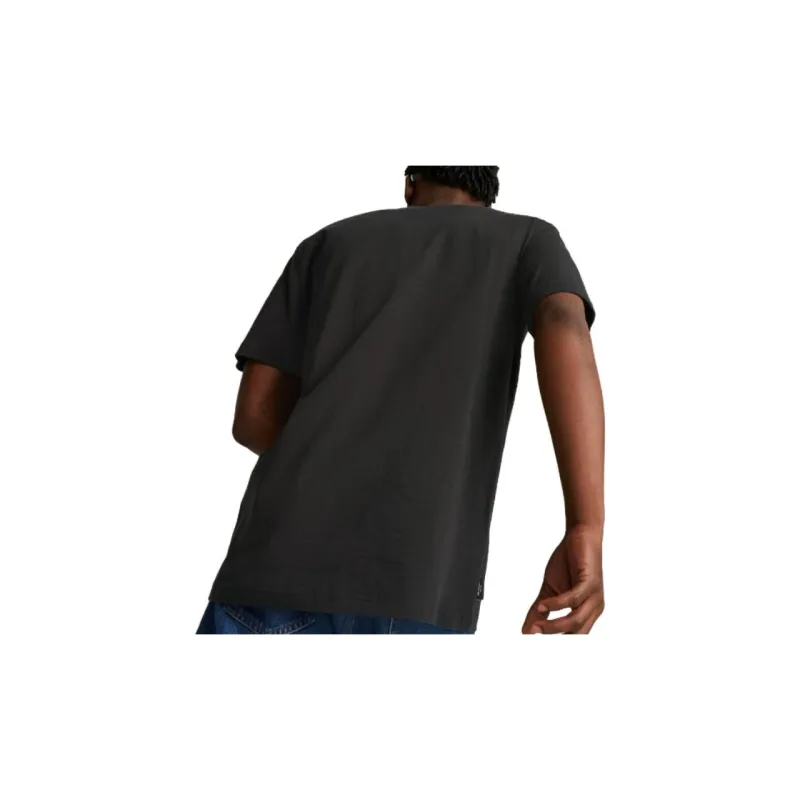 PUMA Drop Shoulder Sleeve T Shirt Men's Black-3