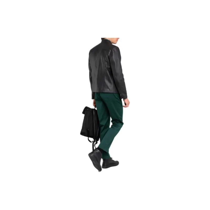 Agnes B. Leather Jackets Men Black-2