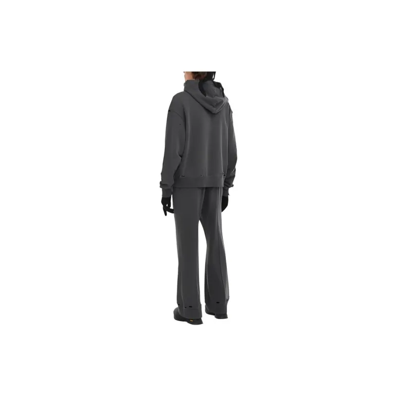 C2H4 Casual Pants Unisex Dark Gray-3