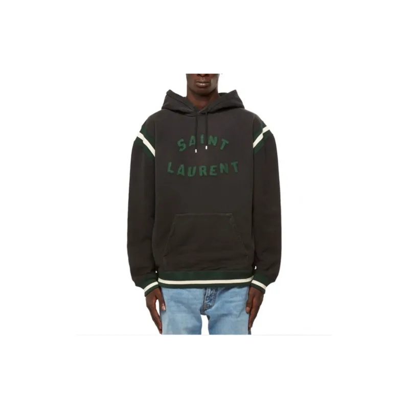 SAINT LAURENT Logo Hoodie-3