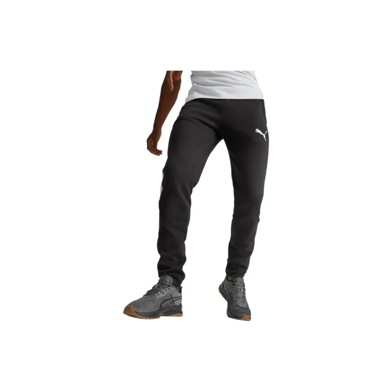 PUMA Knitted Sports Pants Men's Black-3
