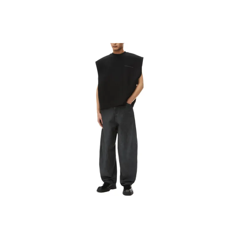 Alexander Wang Logo embossed Cotton Tank Top-1