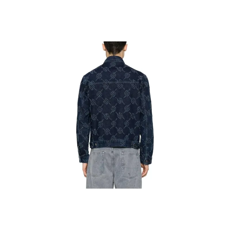 Daily Paper Jacob Distressed Monogram-print Jacket-3