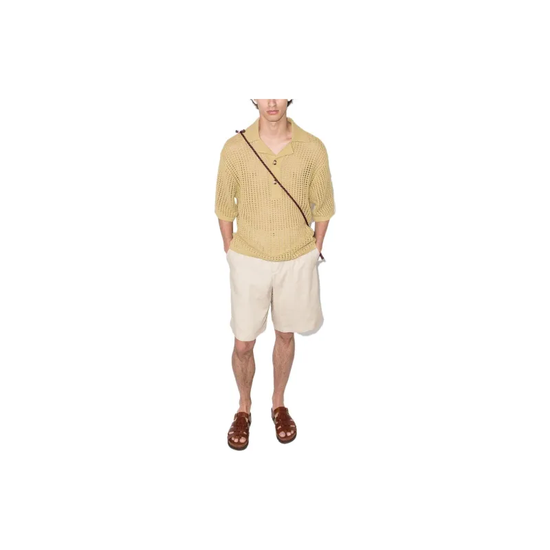 NANUSHKA SS22 Loose Fit Knitwear Men's Apricot-1