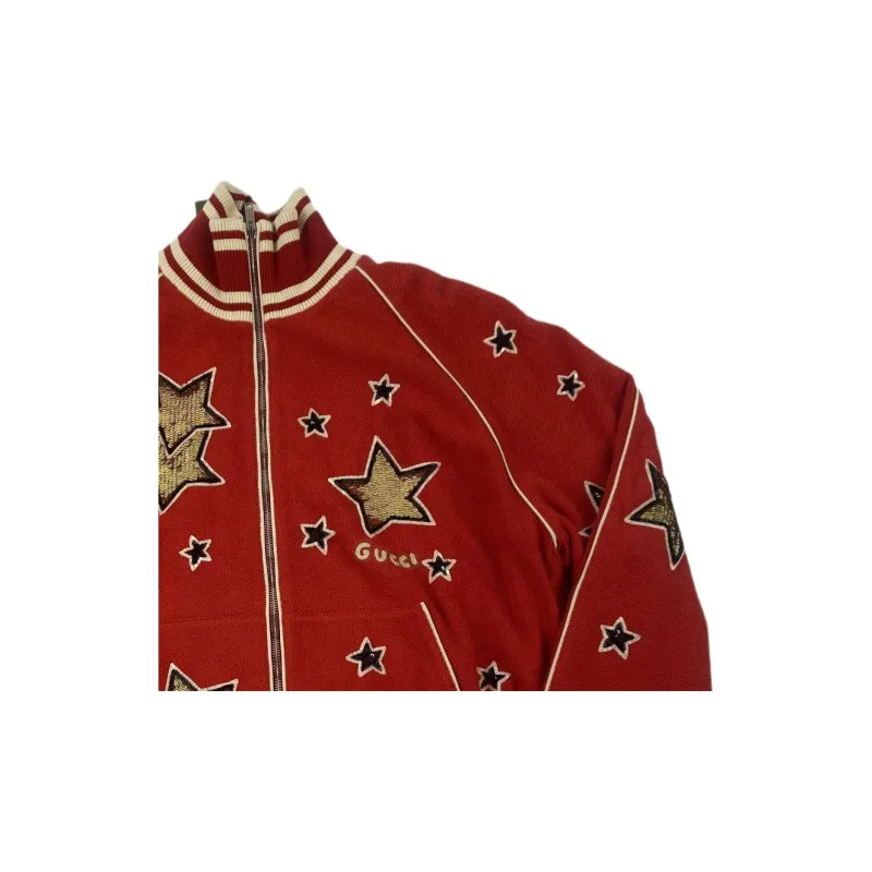 GUCCI Baseball Jacket Men's Red-1