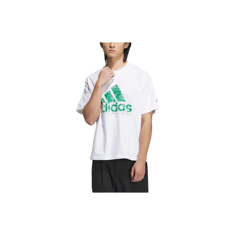Adidas T Shirts Men White-1