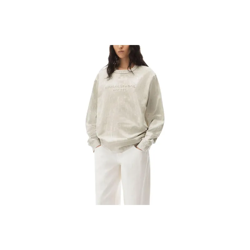 Alexander Wang T Shirts Unisex Gray-3