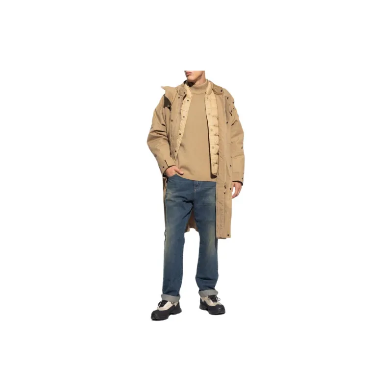 STONE ISLAND Layered Parka Coat-1