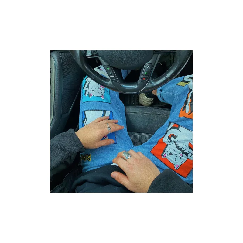 RIPNDIP Straight Jeans Unisex Blue-4