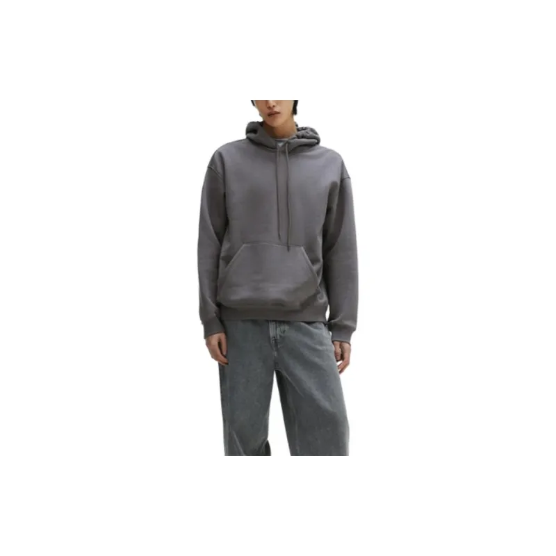 H&M Sweatshirt Men's Dark Beige Gray-1