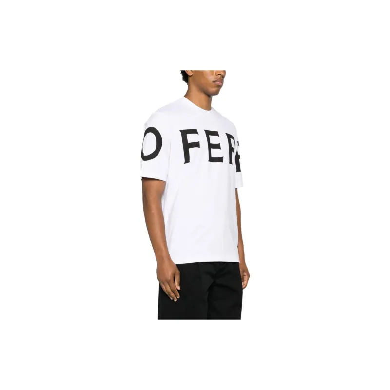 FERRAGAMO SS24 T-Shirt Men's Optical White-3