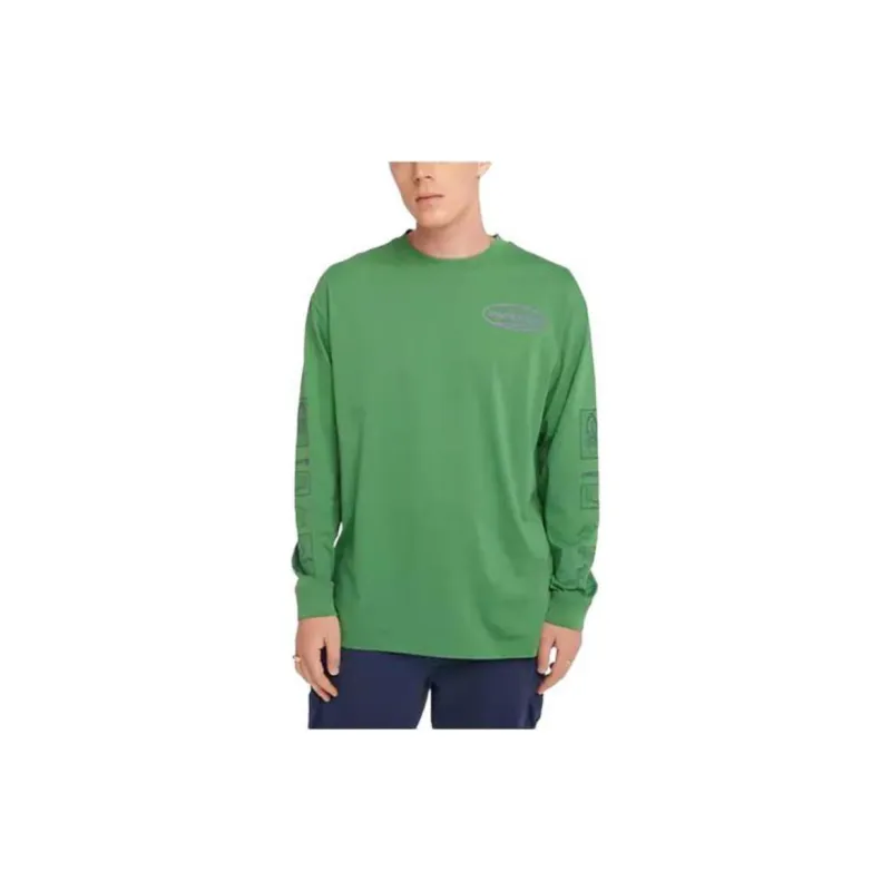 Timberland Mixed Logo Long Sleeve T-Shirt Sweatshirt Unisex Green-3