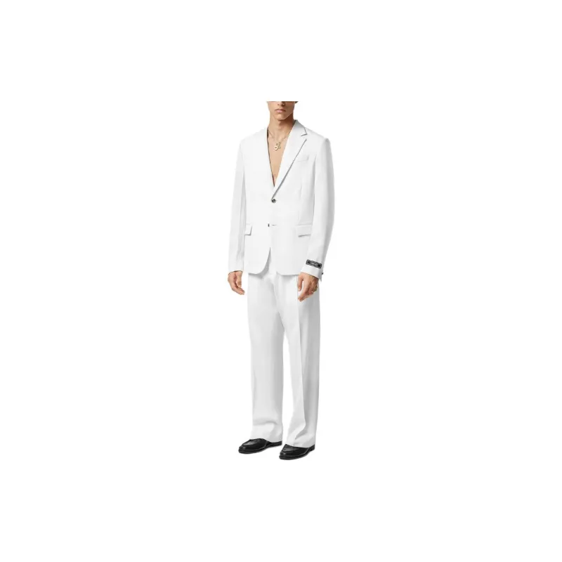 VERSACE SS24 Suit Trouser Men's White-3