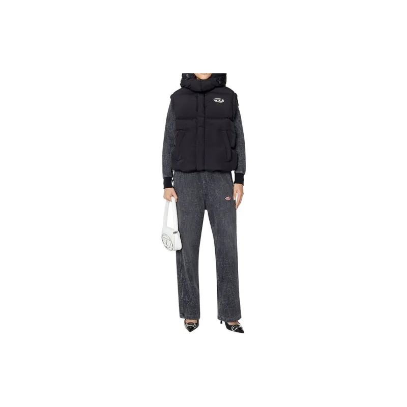 DIESEL Vests Unisex Black-1