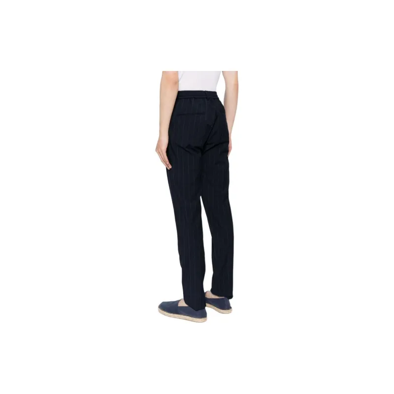 Tagliatore Pinstripe Virgin Wool Trousers-2