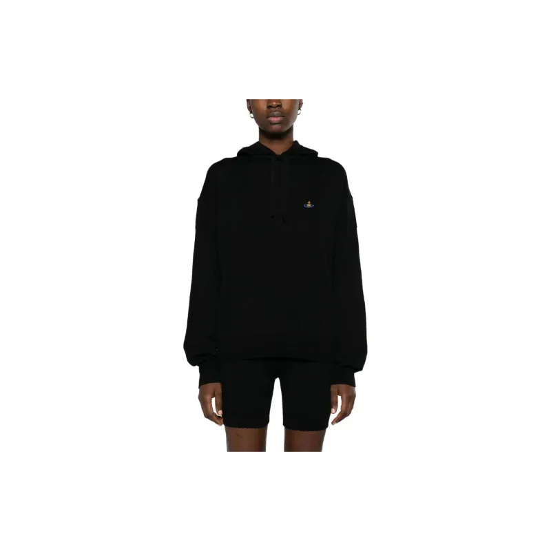 Vivienne Westwood Orb embroidered Virgin Wool Hoodie-2