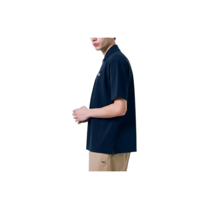 LACOSTE Polo Shirt Men's Marine Blue-4