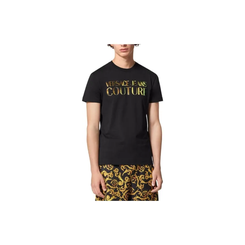 VERSACE JEANS COUTURE Logo print Short sleeved T shirt-2
