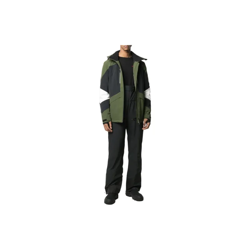 Perfect Moment Colour-block Panelled Hooded Jacket-1