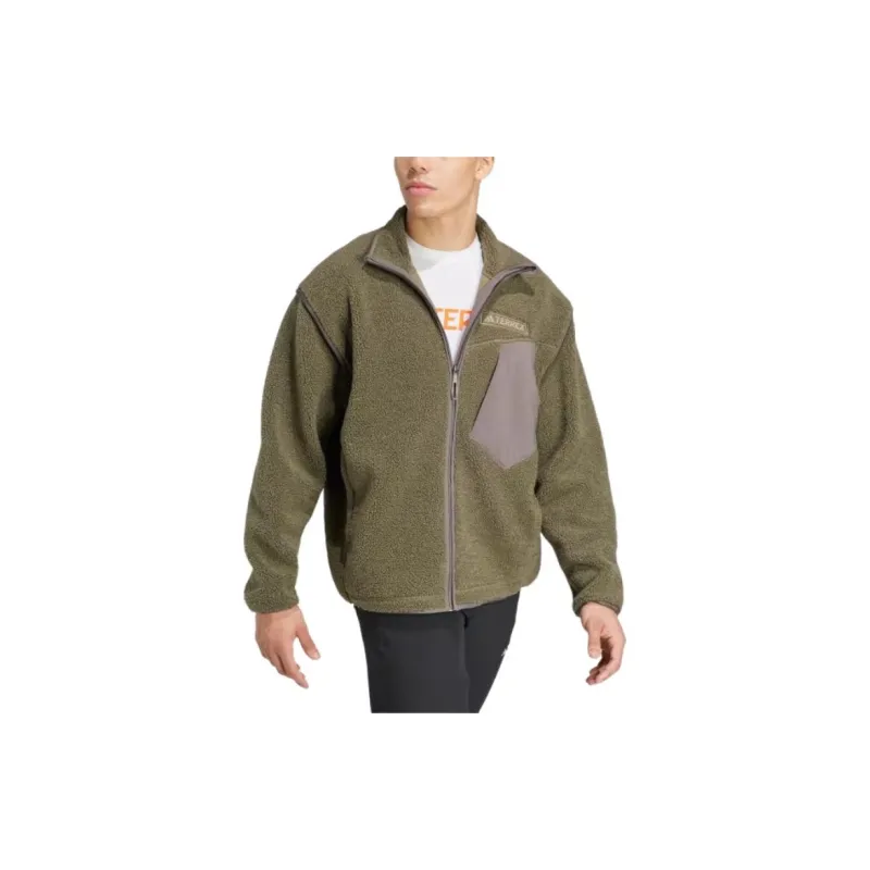 Adidas Free Shipping With AdiClub Terrex Xploric High Pile Fleece Jacket-1