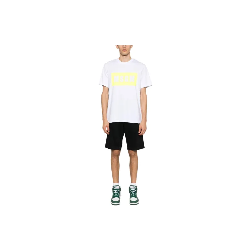 MSGM Logo-print Cotton T-shirt-1
