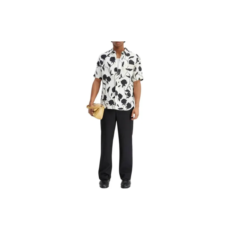 Jacquemus Black Rose Short Sleeve Shirt-5