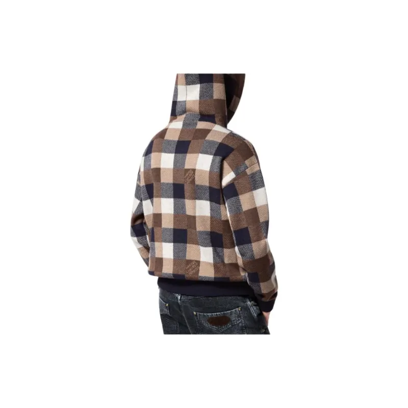 LOUIS VUITTON Damier Cashmere And Wool Blend Hoodie-2