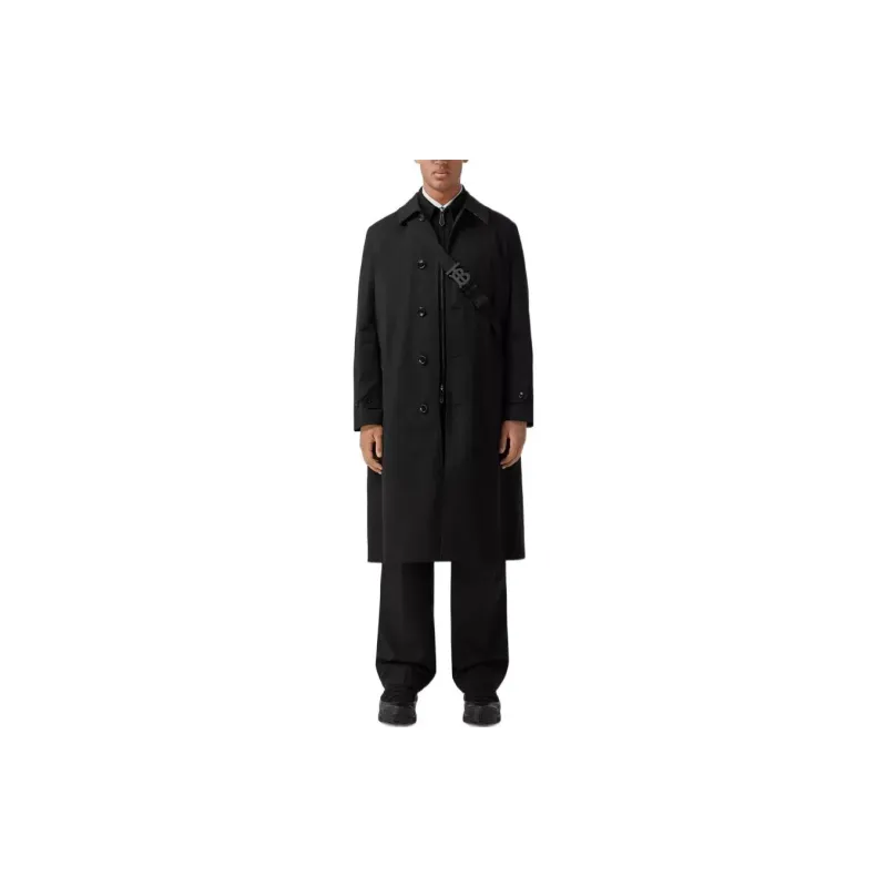 Burberry HERITAGE Series FW22 Trench Coat Men's Black-1