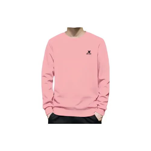 XTEP Variety Training Collection Sweatshirts Men Sweetheart Pink