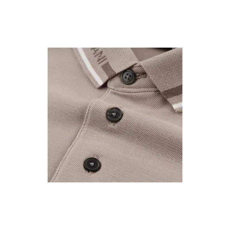 EMPORIO ARMANI Polo Shirt Men's Light Coffee-5