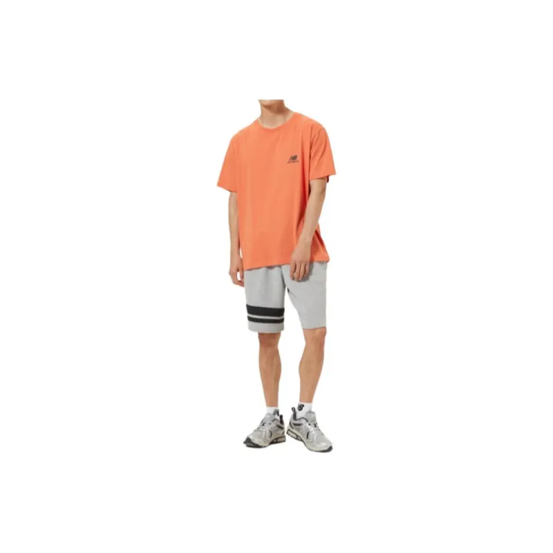 New Balance Graphic Print T Shirt Unisex Orange-7