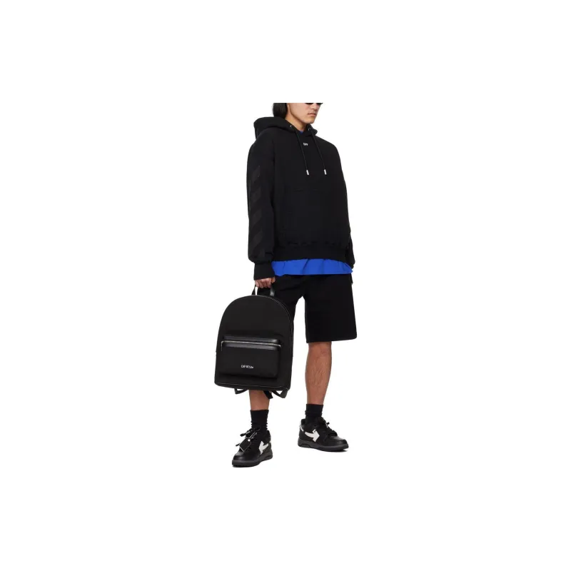 OFF-WHITE Logo-embroidered Cotton Hoodie-3