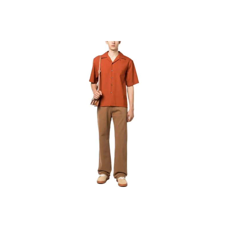 MARNI Shirts Men Orange Red-1