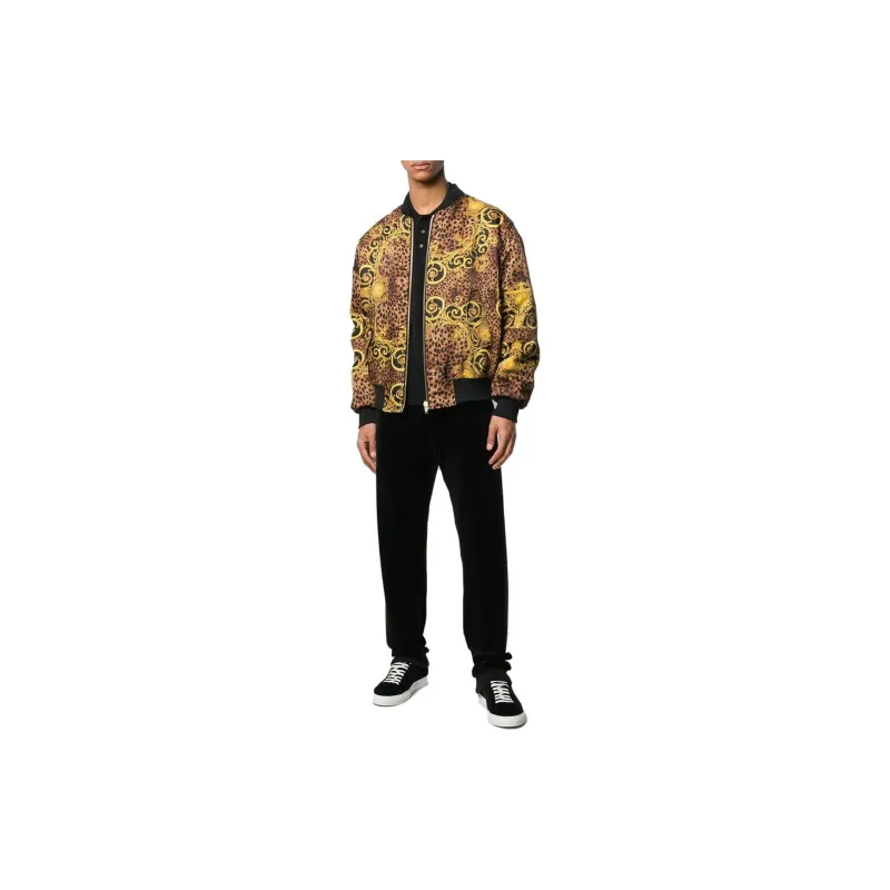 VERSACE SS23 Baseball Jacket Men's Black-1