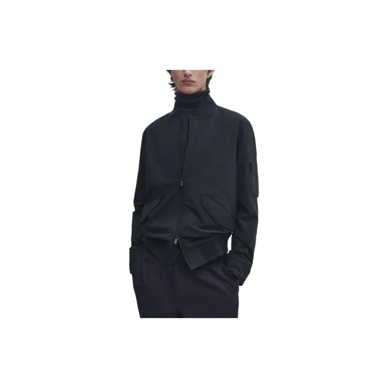 Massimo Dutti Jackets Coats Men's Navy Blue-3