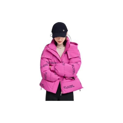 CARBAMMI Puffer Jackets Women's Rose Red