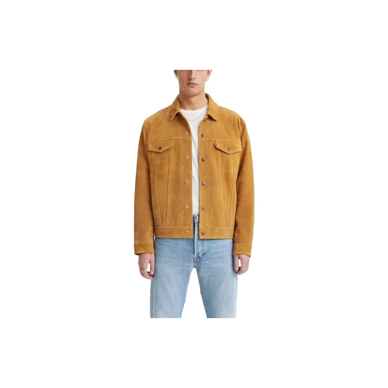 Levis Jackets Men Brown-2