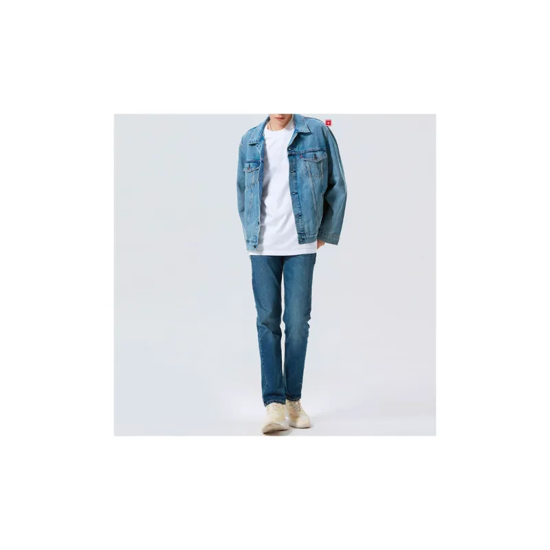 Levis Denim Jackets Men Blue-5