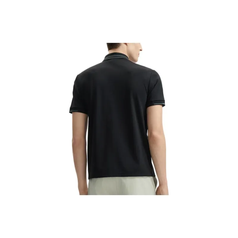 FILA Polo Shirt Men's Jet Black-5